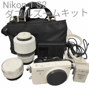 Nikon1 ミラーレス 一眼 カメラ S2 ダブルズームキット　正常動作品