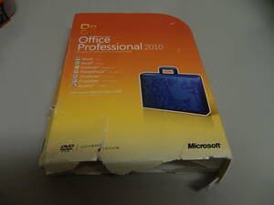 Microsoft Office Professional 2010 製品版 ケース割れあり　PC-065