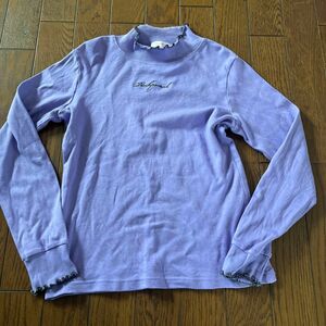 長袖 長袖Tシャツ シャツ ロンT 紫 150 