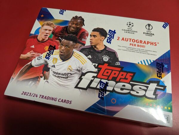2023-24 Topps Finest UEFA Club Competitions Soccer Hobby ボックス①