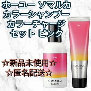 【新品未開封】 ホーユー ソマルカ カラーシャンプー カラーチャージ ピンク　セット