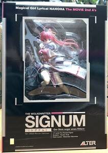 1 jpy start Signum ver.2012 movie edition Lyrical NANOHA Magical Girl Lyrical Nanoha figure ALTER