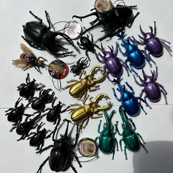 クワガタ カブトムシ スズメバチ フィギュア セット