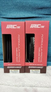 IRC　FORMULA PRO TUBELESS READY S-LIGHT　23c ２本セット