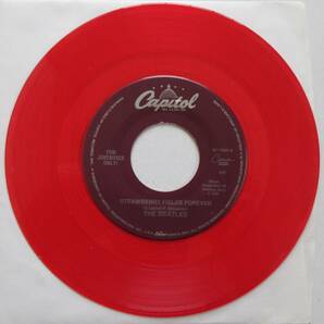 【未使用】ビートルズ（BEATLES）ジュークボックス用カラーシングルレコード３枚組の画像4