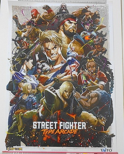 ストリート ファイター ６ タイプアーケード 業務用 A1 ポスター 最新版 未使用品 STREET FIGHTER ６