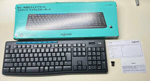 ロジクール　ワイヤレスキーボードk275美品使用期間4日程度