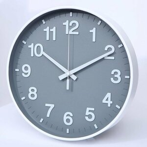 新品 Lihchf clock wall 北欧 壁掛け DΦ30x3cm れ 立体 連続秒針 静音 電波時計 掛け時計 109