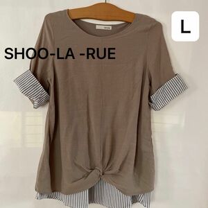 SHOO-LA-RUE/トップス/カットソー/五分袖/Ｌ