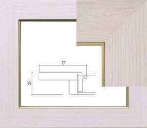 ［額］　油彩額縁　油絵額縁　フレーム　サイズ　Ｆ6　３４６７　ウッディホワイト