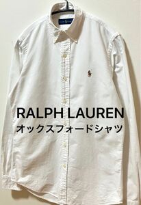 RALPH LAUREN ラルフローレン　カラーポニー刺繍　ボタンダウンシャツ　　オックスフォード長袖シャツ
