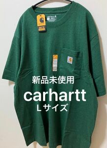 新品未使用タグ付　carhartt カーハート　ポケット付きTシャツ オーバーサイズ ビッグシルエット K 87 Ｌサイズ