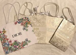 DIOR ディオール紙袋4点セット