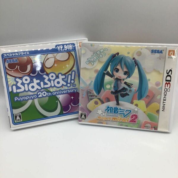 初音ミク Project mirai プロジェクト ミライ ぷよぷよ 20th anniversary 3DS DS037