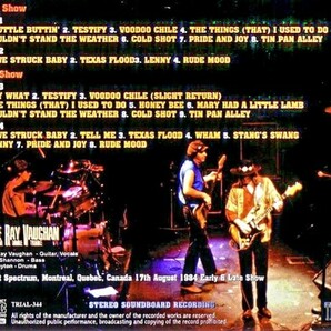 Stevie Ray Vaughan Spectrum 1984 Early & Late Show ◎ スティーヴィーレイヴォーン カナダ公演 4枚組 ブルース ジミヘンドリックスの画像4