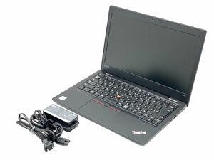 処分出品 Lenovo ThinkPad L380 20M6S0BD00(Core i5-8350U/8GB/SSD256GB)Webカメラ 無線LAN バッテリー残94%/ R-478