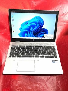 難あり ハイスペックノートPC HP ProBook 650 G4 (Core i7-8550U/メモリ8GB/256GB)15FHD(1920x1080) WiFi Webカメラ SK2405-04