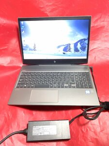 難あり ハイスペックノートPC HP Zbook 15v G5 (Core i7-8750H/メモリ16GB/SSD256GB&HDD1TB)15FHD(1920x1080) WiFi Webカメラ SK2405-08