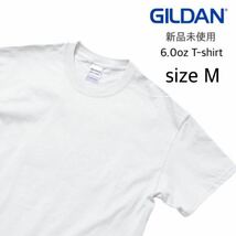 【ギルダン】新品未使用 ウルトラコットン 6oz 無地 半袖Tシャツ 白 ホワイト M GILDAN 2000_画像1