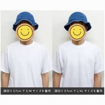 【ニューハッタン】新品未使用 デニム メトロハット ブラック 黒 L/XL NEWHATTAN 1548 男女兼用_画像7