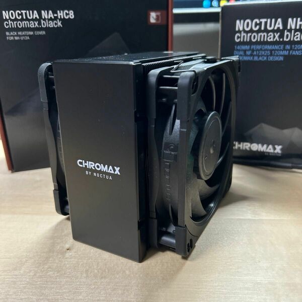 美品）Noctua CPUクーラー NH-U12A/NA-HC8 chromax