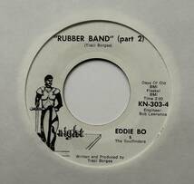 Eddie Bo & The Soulfinders 「The Rubber Band / Rubber Band (Part 2)」 funk45 soul45 deep funk 7インチ_画像2
