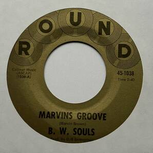 B. W. Souls 「Marvins Groove / Generated Love」 funk45 soul45 deep funk 7インチ