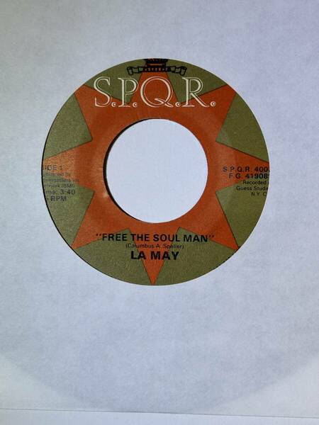 La May (& Company) 「Free The Soul Man / Free The Soul Man (Instrumental)」 funk45 soul45 deep funk 7インチ