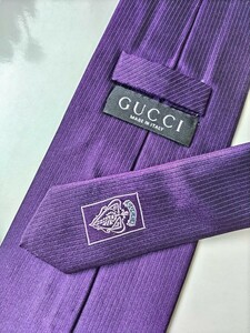 未使用品 GUCCI グッチ シルク ネクタイ イタリア製