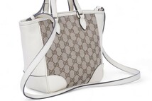 【極美品】 グッチ GUCCI GG キャンバス／レザー 2WAY ハンドバッグ ベージュ系 茶系 ショルダーバッグ 手提げバッグ レディース 2101_画像2