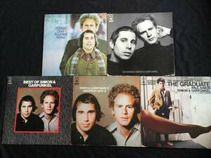 ★Simon and Garfunkel LPレコード5 枚セット Qsmy4