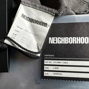 24SS サイズL  チャコール DESIGN CREWNECK LS （241UWNH-CSM04） ネイバーフッド neighborhood NEIGHBORHOOD の画像6