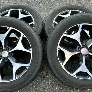 スバル フォレスター純正アルミ4本セット 18×7J 225/55R18 アルミ美品 SJGの画像1