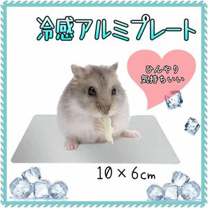 hi... aluminium plate for pets cold sensation pet mat hamster small animals heat countermeasure 