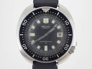 SEIKO Seiko 6105-8110 Second дайвер Date мужские наручные часы чёрный циферблат самозаводящиеся часы работа товар 