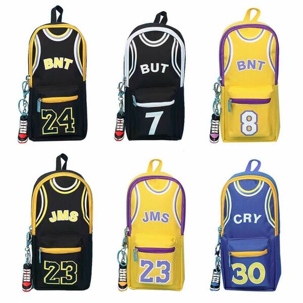 【再入荷】ペンケース　筆箱　キーホルダー付き　バスケ　男の子　NBA リュック