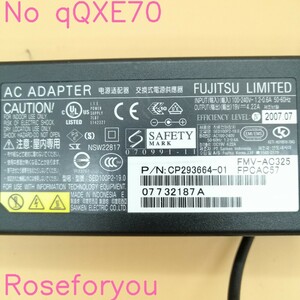 【FUJITSU】 ACアダプタ ★FMV-AC325★ ADP-80NB A 19V-4.22A 80W 中古 A00269 純正 互換対応 ノートPC 外径5.5：内径2.5 A00269jtzU