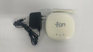 中古現状品 FON 無線LAN ルーター FON2405E ACアダプター付 通電確認済み 代引き可