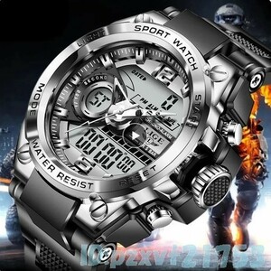 Cbx2415: デジタル 男性 軍事 腕時計 50m 防水 時計 led クォーツ 時計 スポーツ ウォッチ メンズ ビッグ