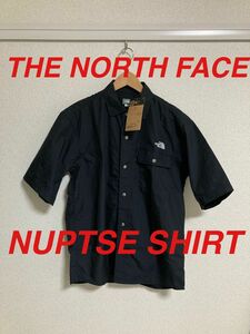 新品 THE NORTH FACE ノースフェイス ショートスリーブ ヌプシシャツ 半袖シャツ ブラック Mサイズ NR22331