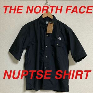 新品 THE NORTH FACE ノースフェイス ショートスリーブ ヌプシシャツ 半袖シャツ ブラック Mサイズ NR22331