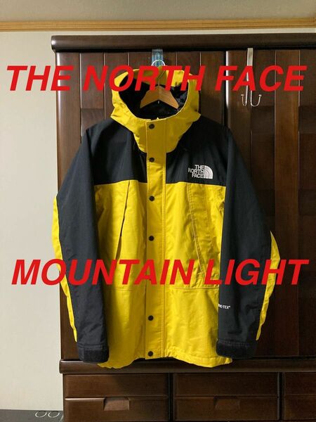 良品 THE NORTH FACE ノースフェイス マウンテンライトジャケット パーカー ゴアテックス NP11834 イエローS