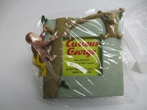 キュリアスジョージ 写真立て Curious george　ミニフォトフレーム　USJ レトロ　おさるのジョージ　ユニバーサルスタジオ 限定品