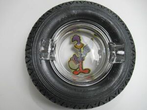 Firestone(ファイヤーストーン) ロードランナー タイヤ 灰皿 アッシュトレイ ワーナー・ブラザース アメコミ レトロ 小物入れ かわいい