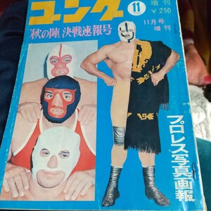 日本スポーツ出版社、語ング増刊号１９６９年１１号、デストロイヤー馬場、猪木