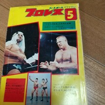 ベースボールマガジン プロレス1971年5月号馬場猪木_画像1