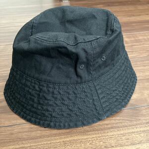 H&M バケットハット ハット 帽子 黒 HAT 