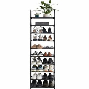  new goods APICIZON black 10 step shoes box shoes case entranceway shoe shoe rack shoes box shoes rack 117