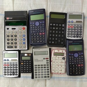 ★ 計算機　いろいろ まとめてセット　１円スタート　Canon　CASIO　SHARP　など　電卓　まとめ売り　calculator