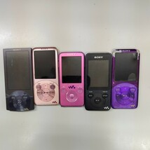 ★ SONY　WALKMAN　いろいろ まとめて5個セット　１円スタート　デジタルメディアプレーヤー　ソニー　ウォークマン　まとめ売り　_画像1